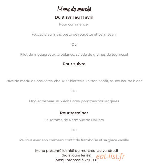 Auberge du Donjon — carte page 3