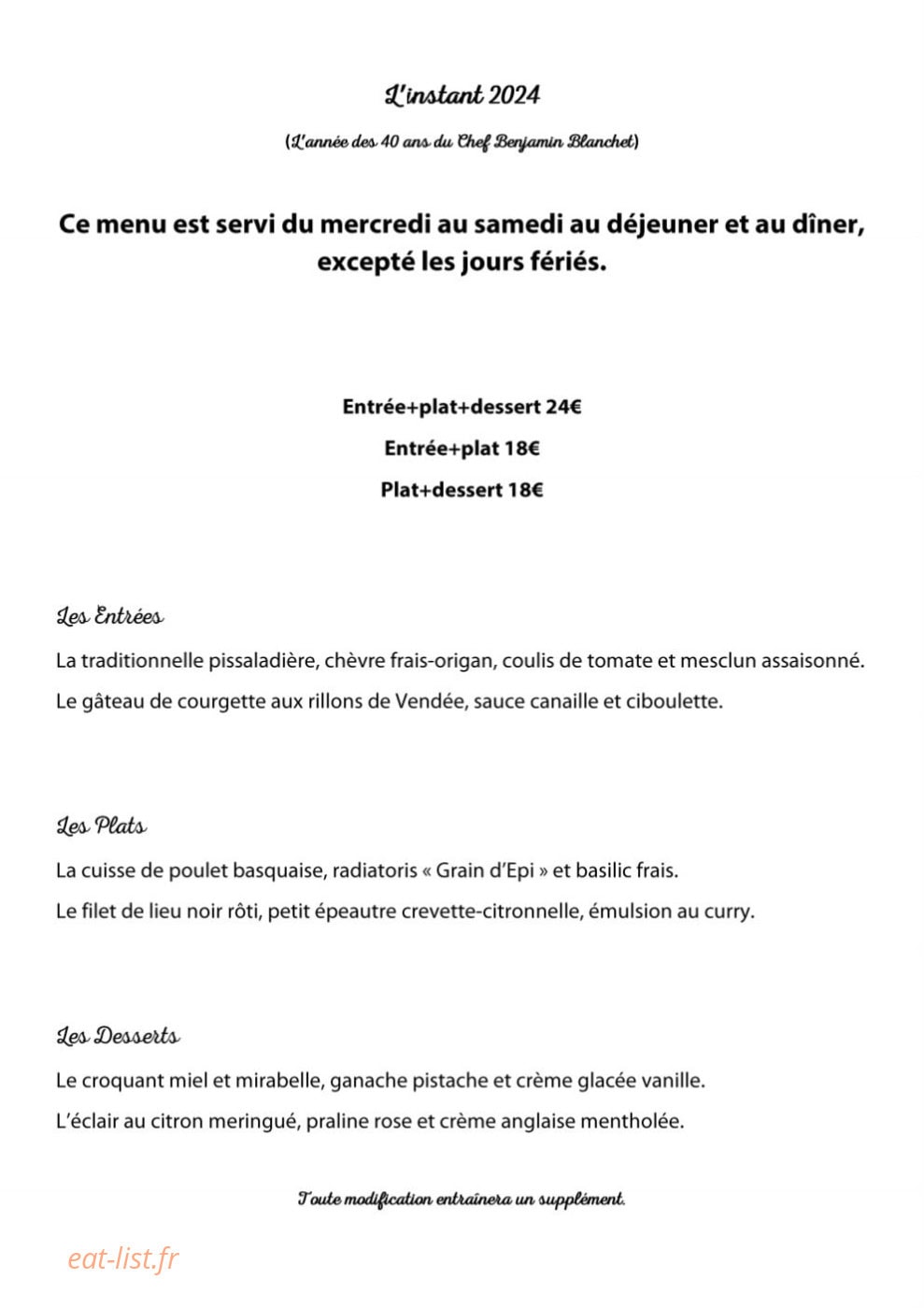 Le Moulin Cécile — carte page 4