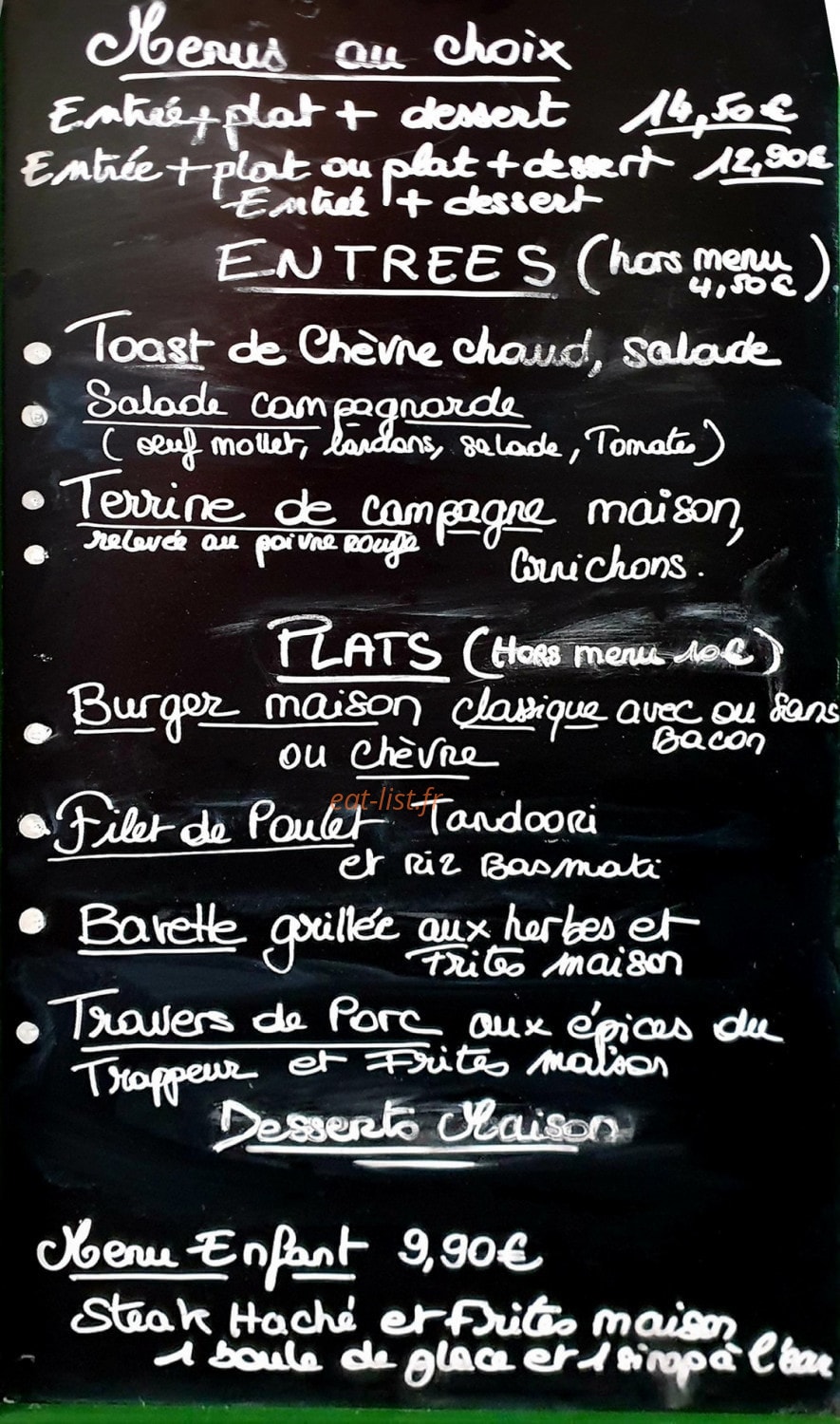 Du Côté des Saveurs — carte page 4