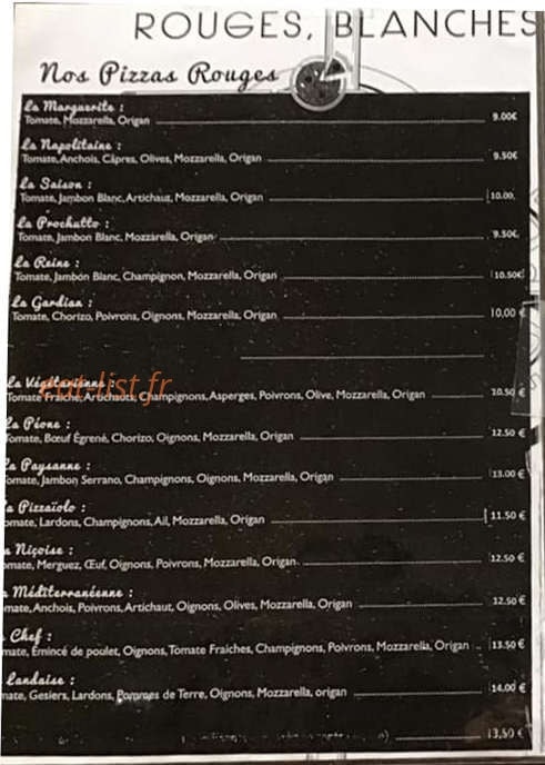Le bordeaux — carte page 1