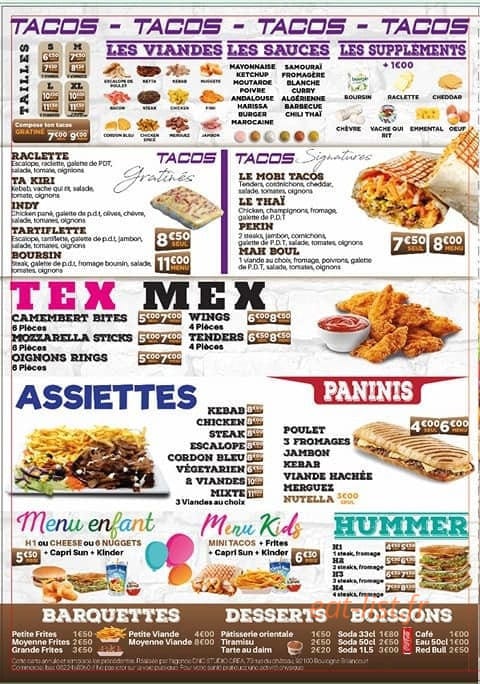 Naans Express — carte page 4