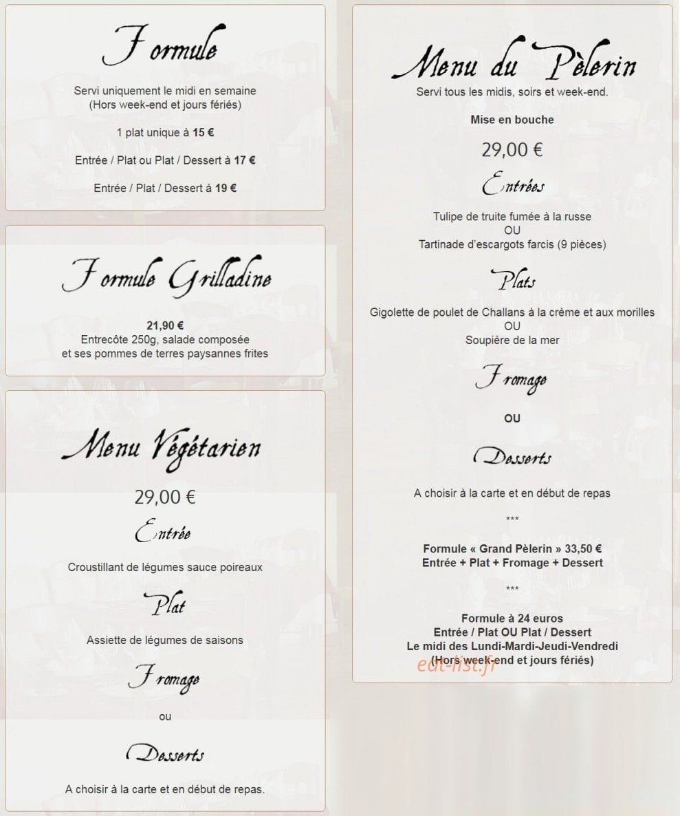 La Mère Elotine — carte page 1