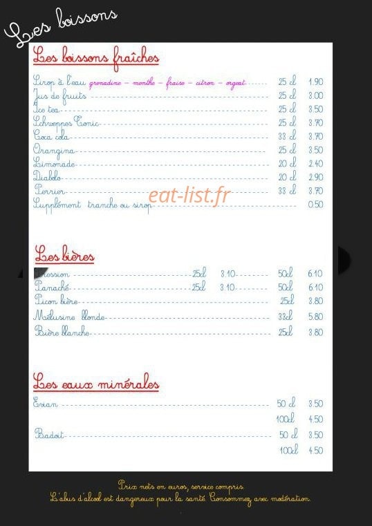 La Récré — carte page 11