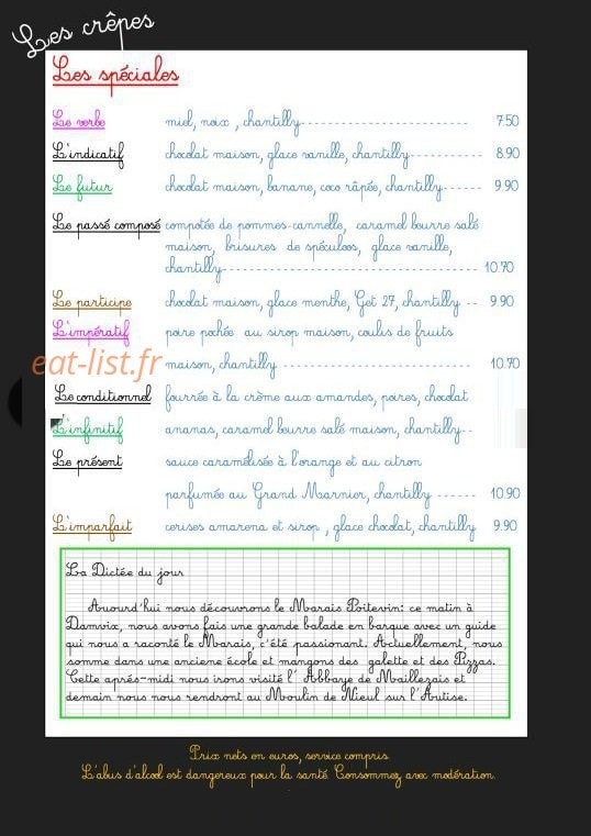 La Récré — carte page 7