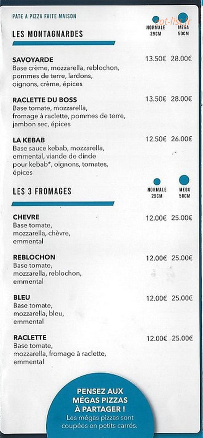 Le Bistrot — carte page 3