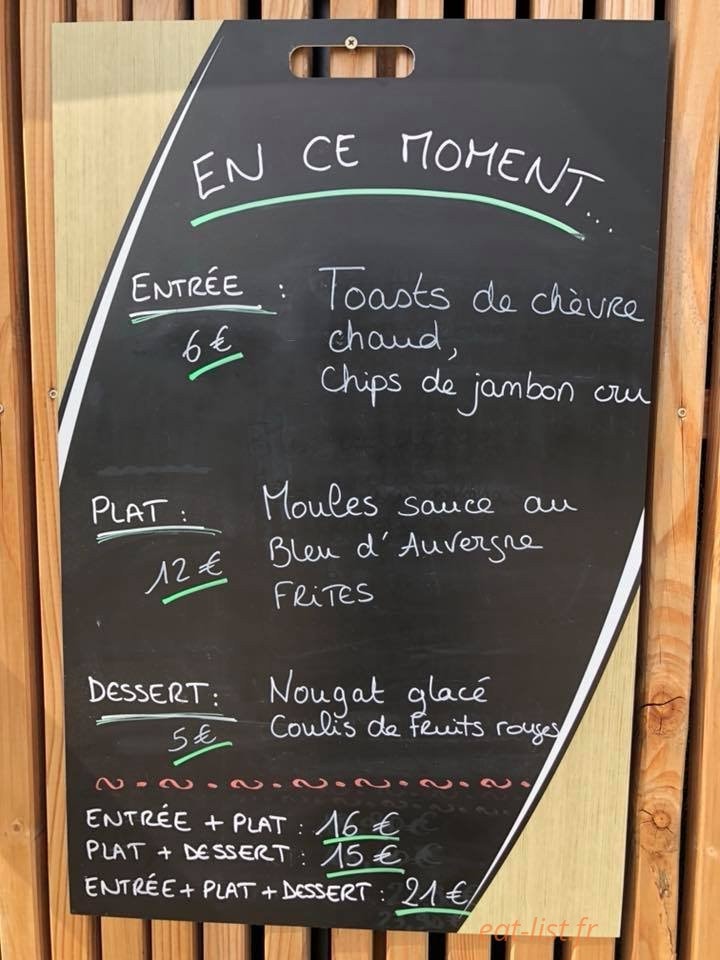 La Plage Le Veillon — carte page 1