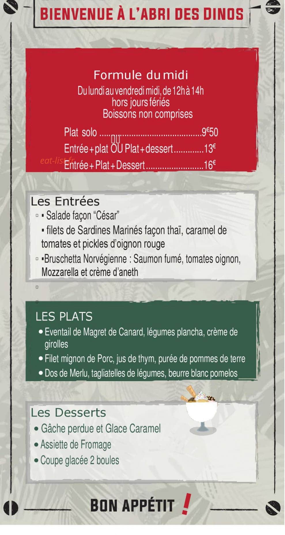 Abri des Dinos — carte page 1