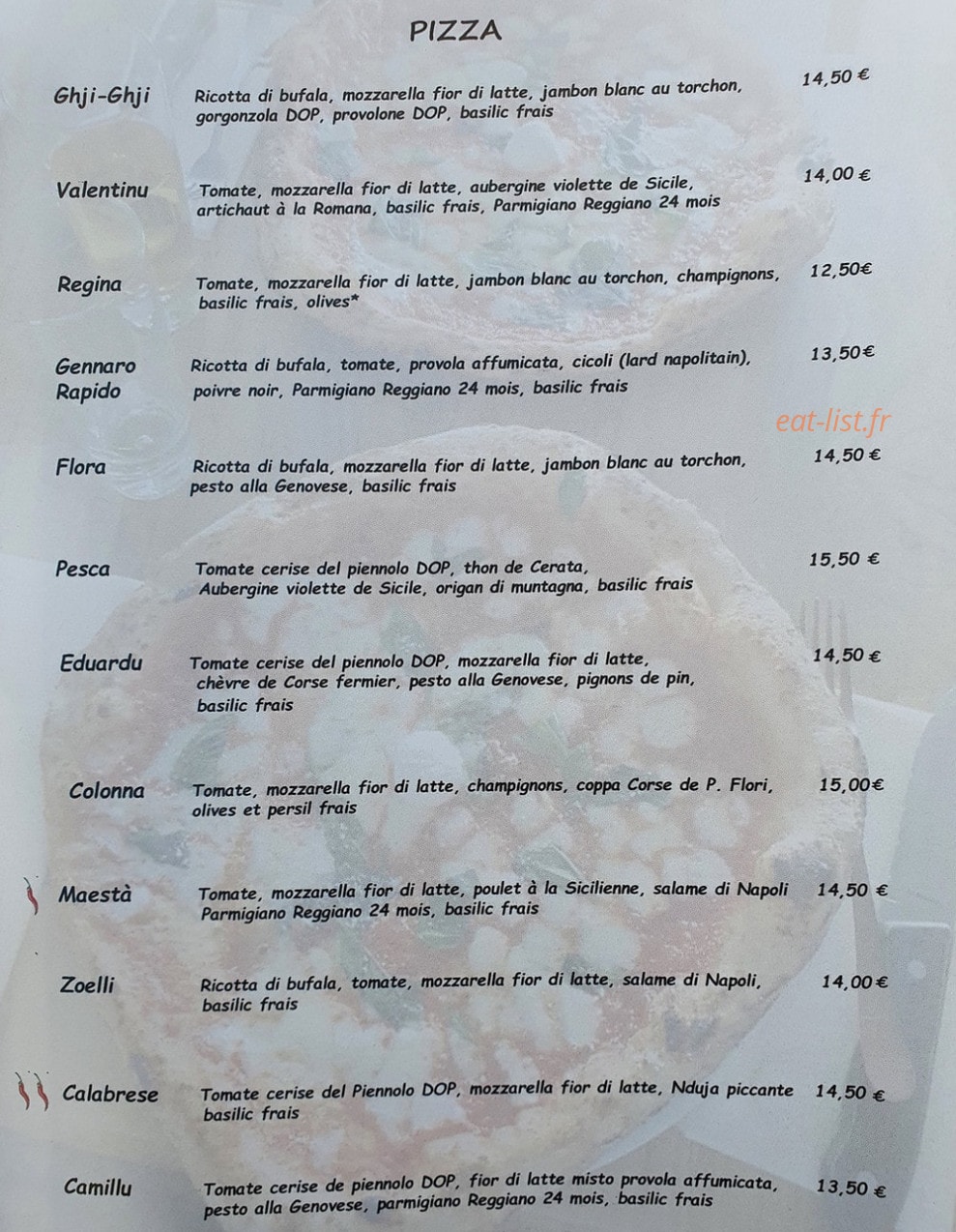 L'Anticà — carte page 2