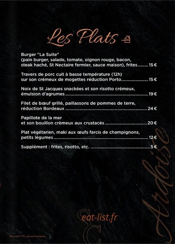 La Suite — carte page 3
