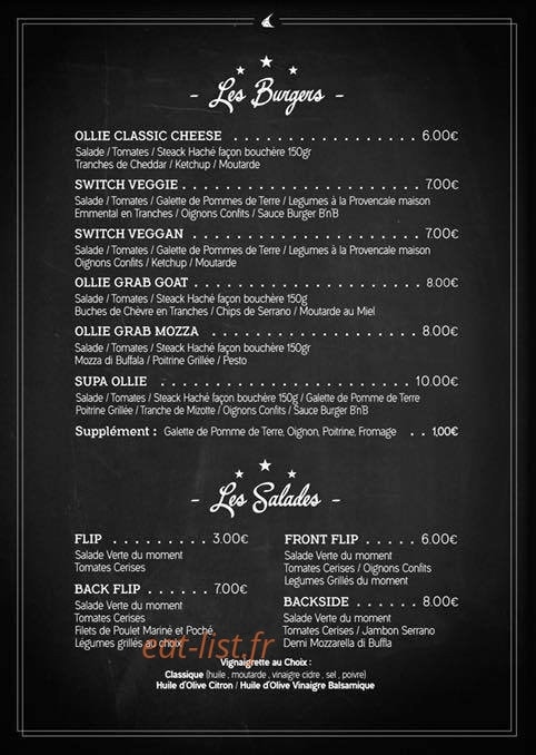 Boards’n’Burgers — carte page 2