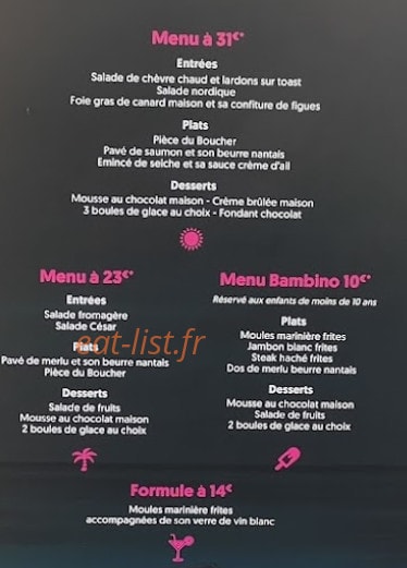 La plage — carte page 4