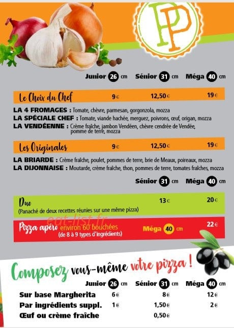 Pizza pp — carte page 2