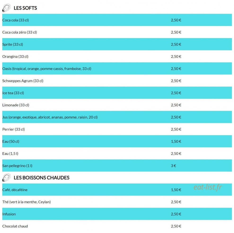 La Cabane — carte page 3