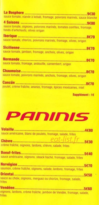 Aux P'tits Creux — carte page 2