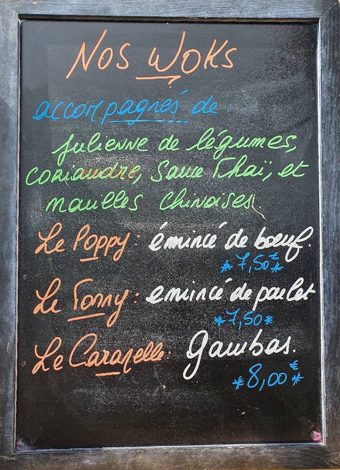 Chez Yoyo — carte page 2