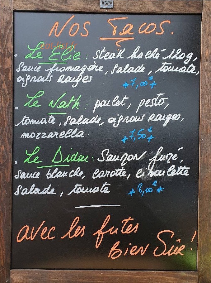 Chez Yoyo — carte page 4