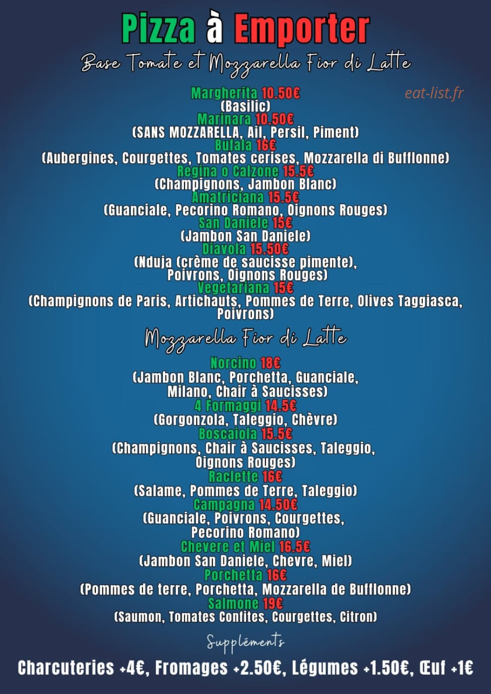 La Cinecitta — carte page 2
