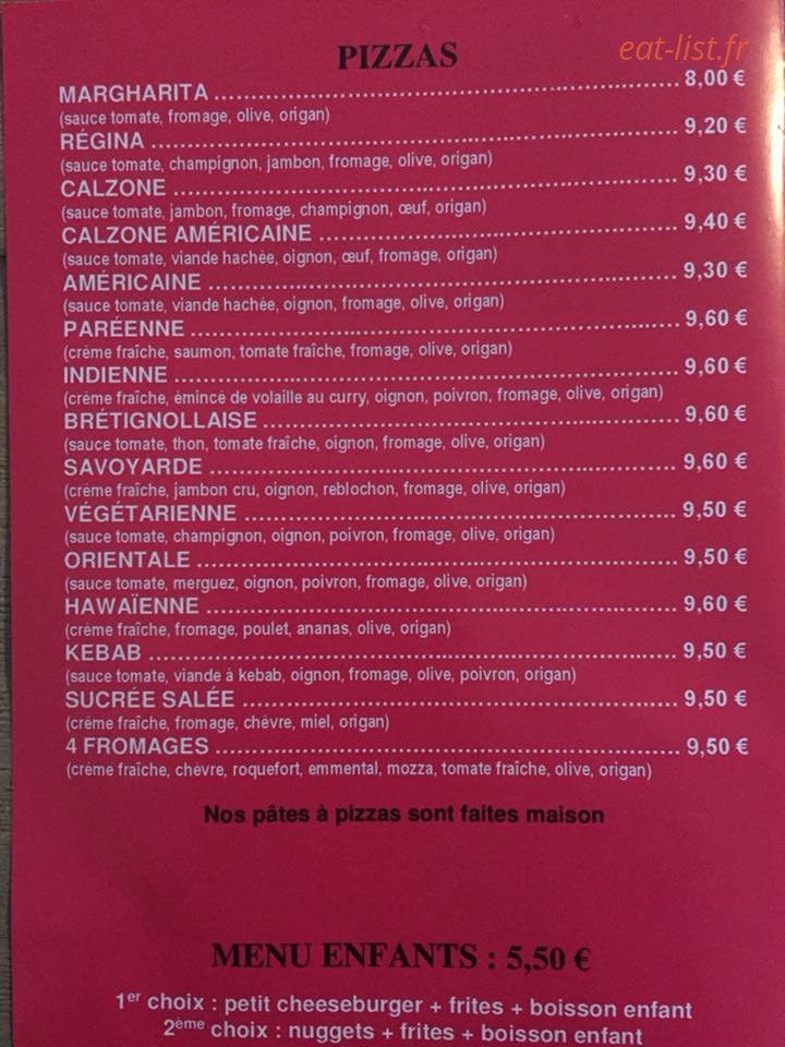 Las Bruschettas — carte page 2