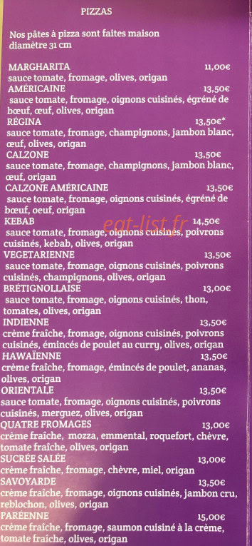 Las Bruschettas — carte page 3