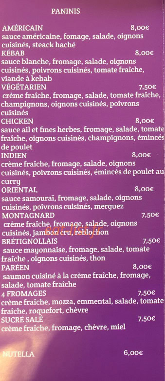 Las Bruschettas — carte page 4