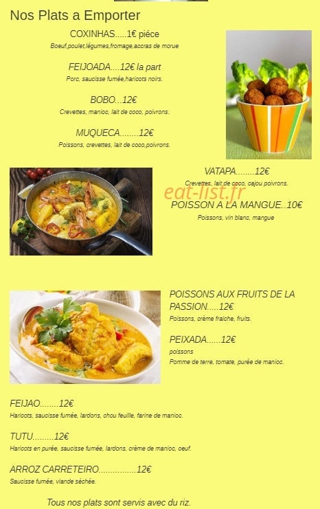 Lunch a Neta — carte page 1