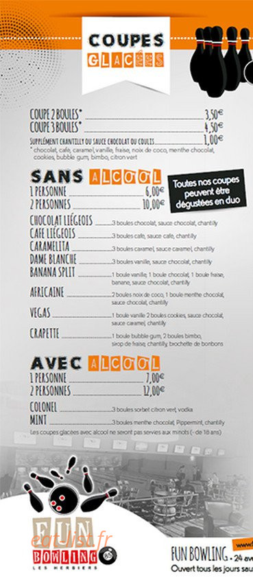 Fun resto — carte page 8