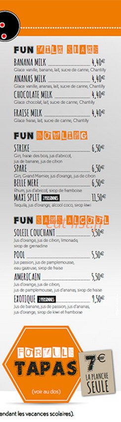 Fun resto — carte page 11