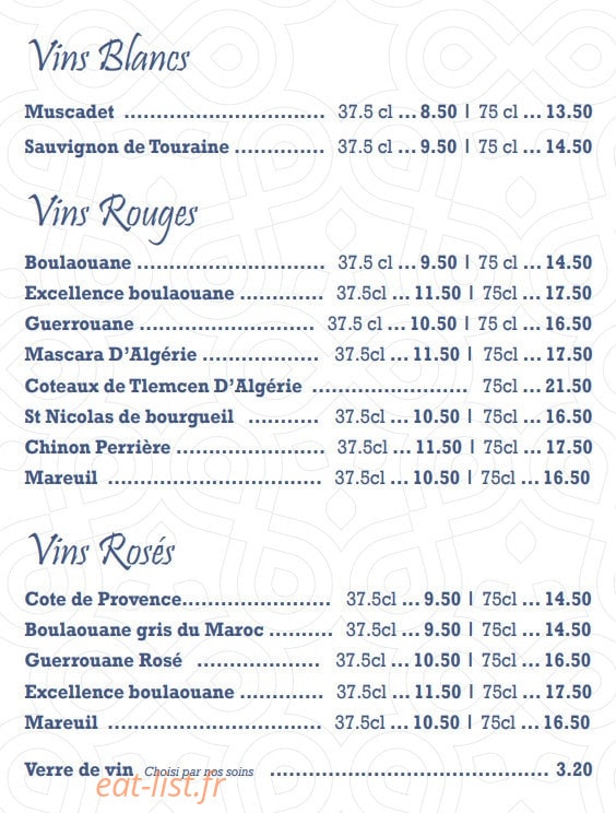 La Dune Dorée — carte page 4