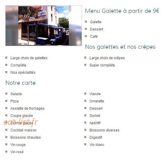 Le Chat Huant — carte page 2