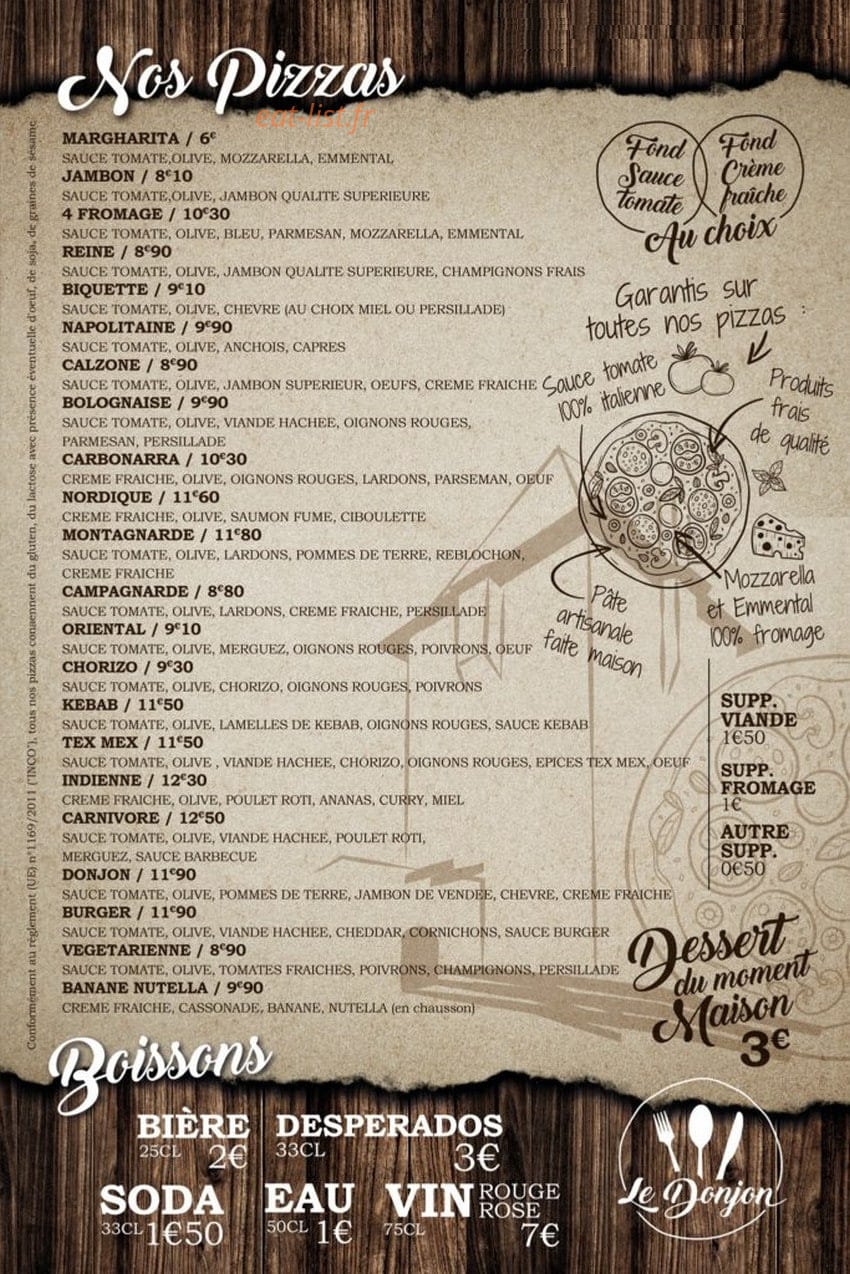 Le Donjon — carte page 1