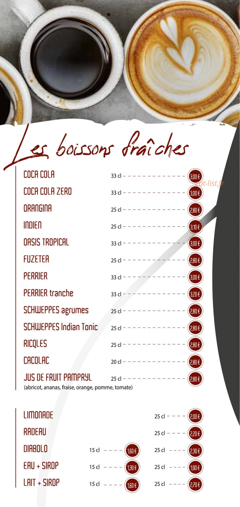 Le Clodelice — carte page 16