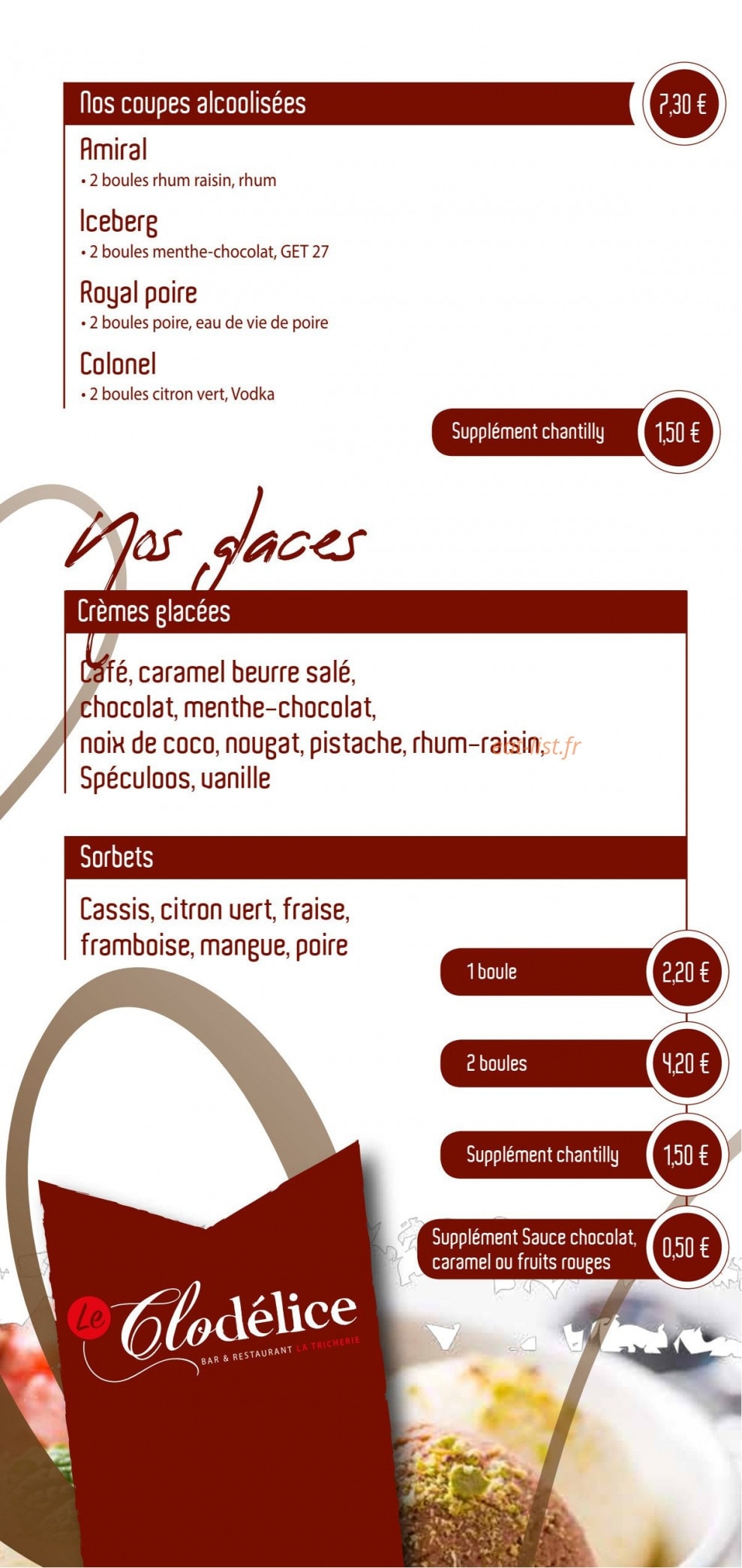 Le Clodelice — carte page 9