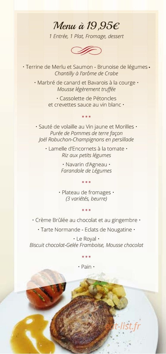 Rambeau Traiteur — carte page 2