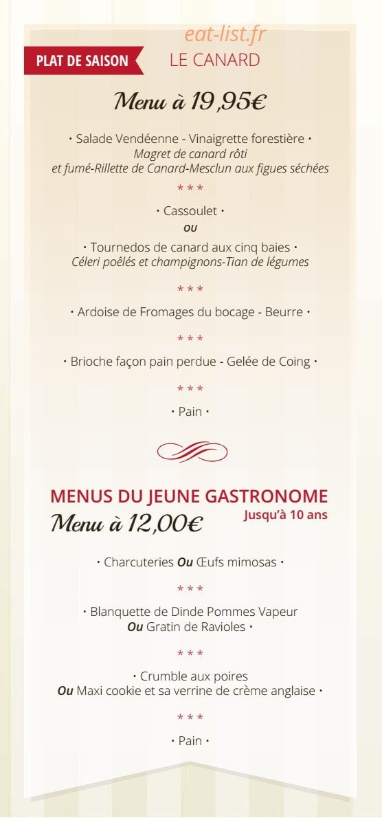 Rambeau Traiteur — carte page 4