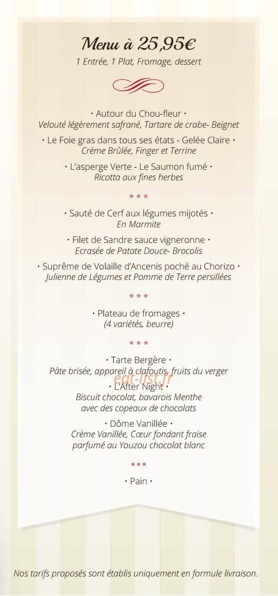 Rambeau Traiteur — carte page 3