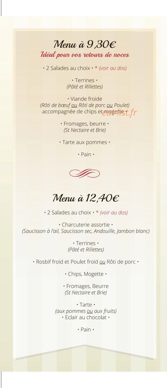 Rambeau Traiteur — carte page 12