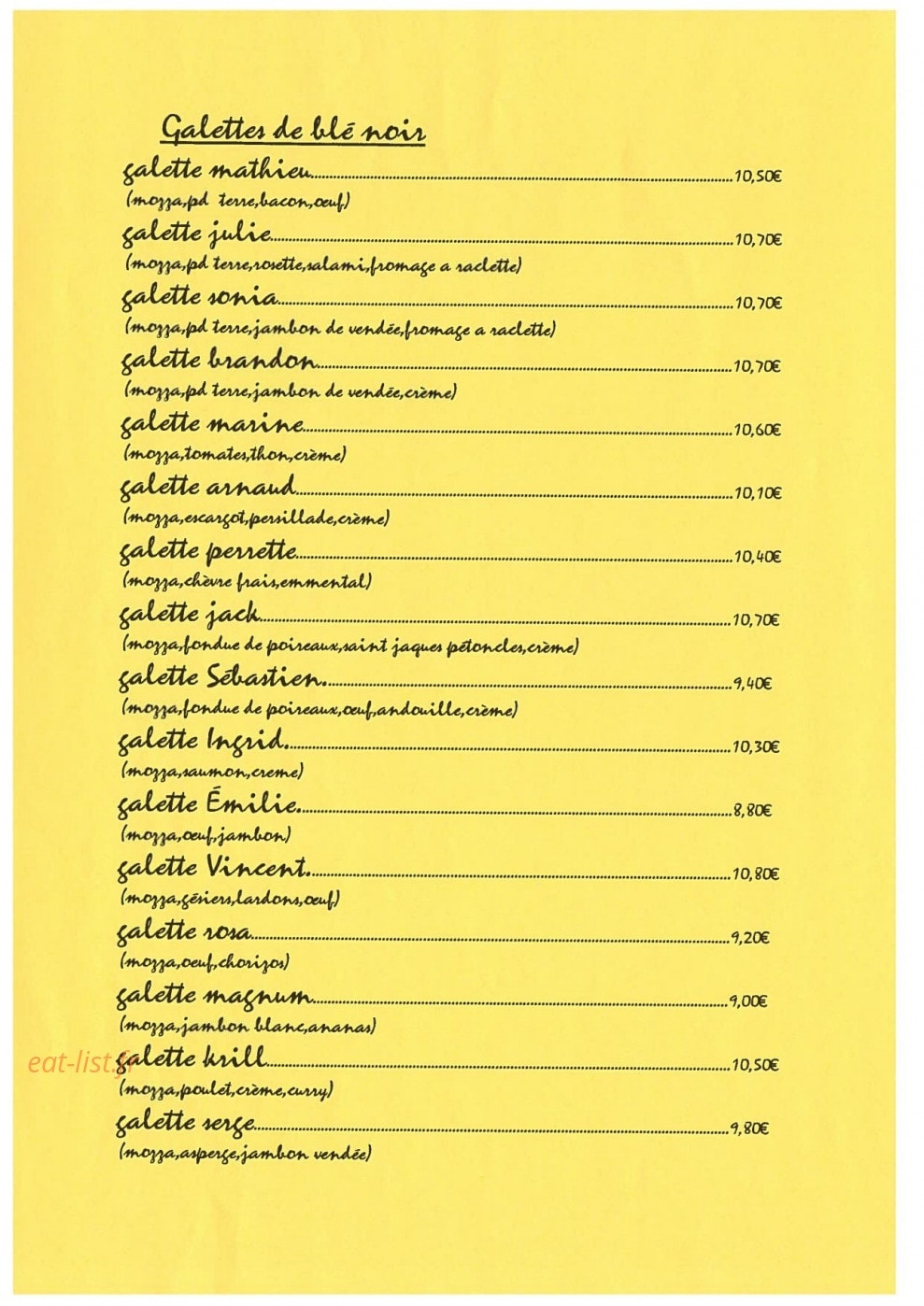 La tour de pizz — carte page 7