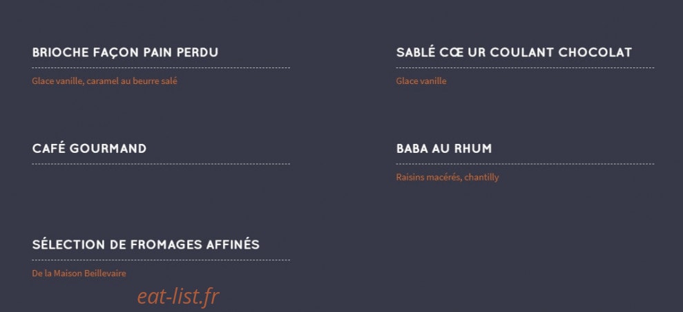 Le Caboulot — carte page 6