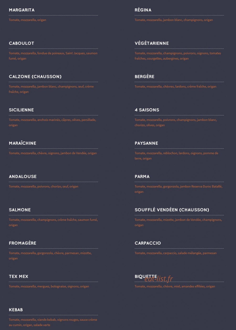 Le Caboulot — carte page 5