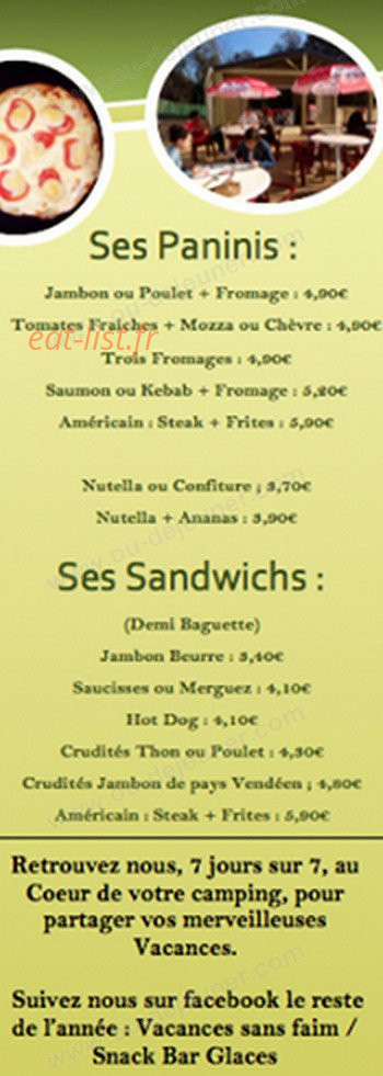 Vacances Sans Faim — carte page 4