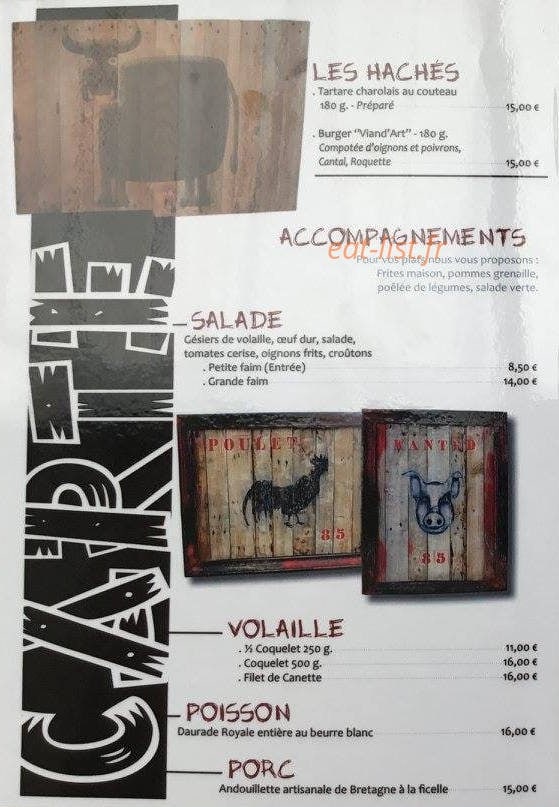 Viand'Art — carte page 2