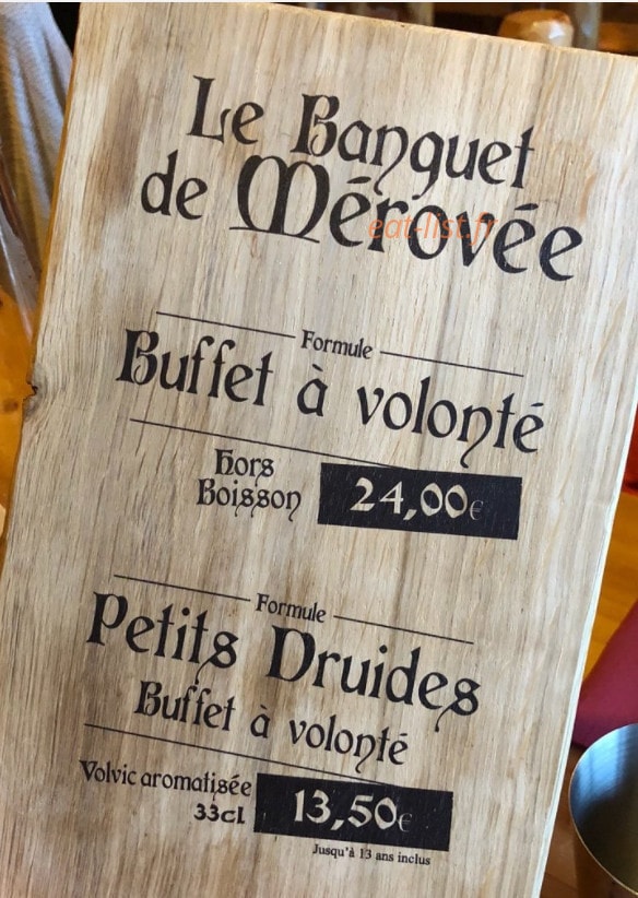 Le Banquet De Mérovée — carte page 1