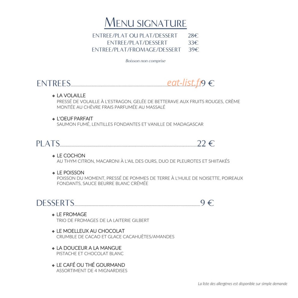 BistronÔm by Omnubo — carte page 6