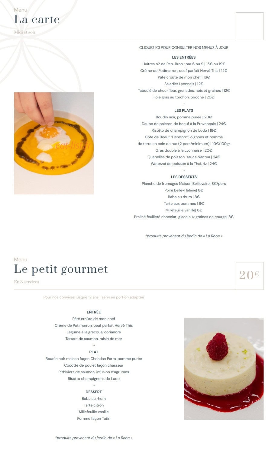 L'Atelier — carte page 2