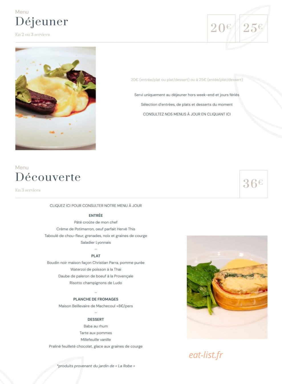L'Atelier — carte page 1