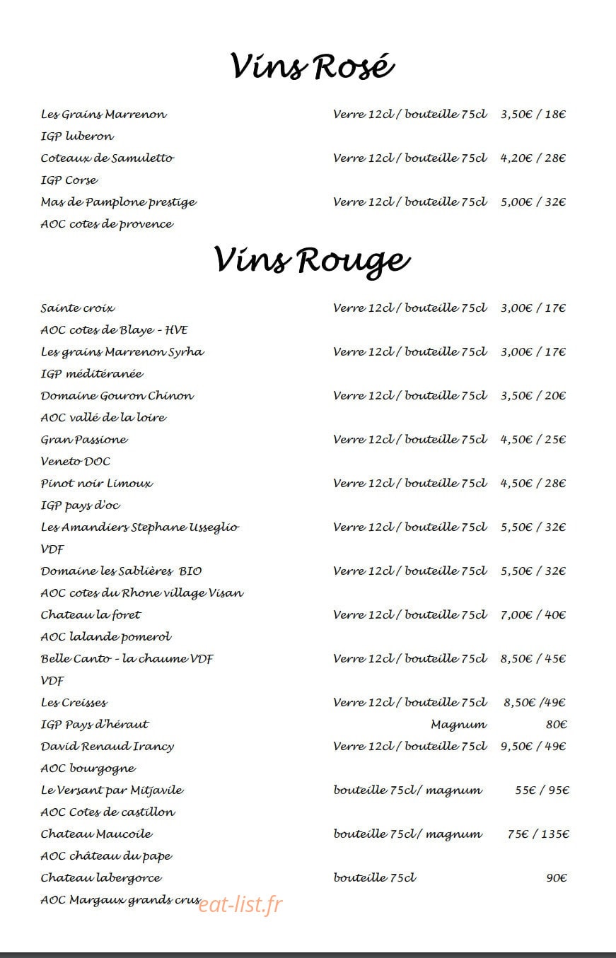 Ô Bord Delo — carte page 6