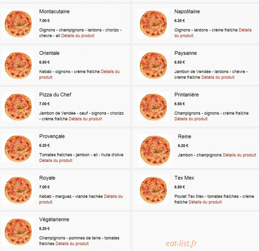 Pizza du Champ de Foire — carte page 3
