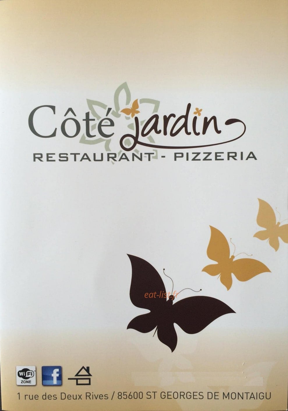 Côté Jardin — carte page 1