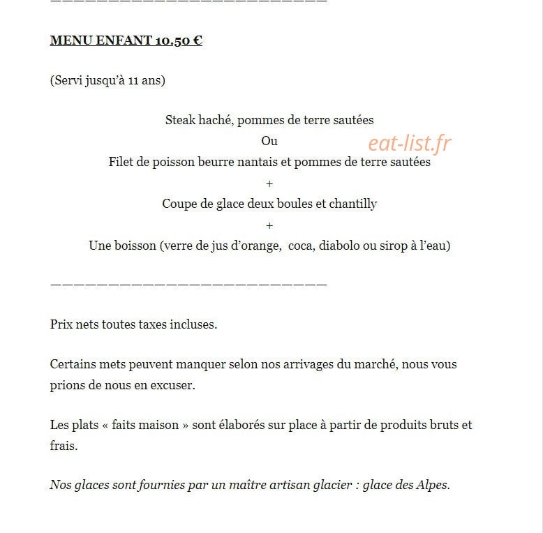 Le Petit St Georges — carte page 4