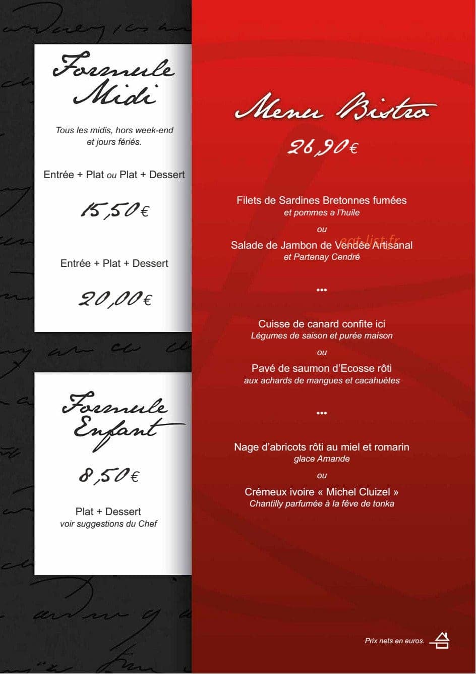 Le bistronome — carte page 5